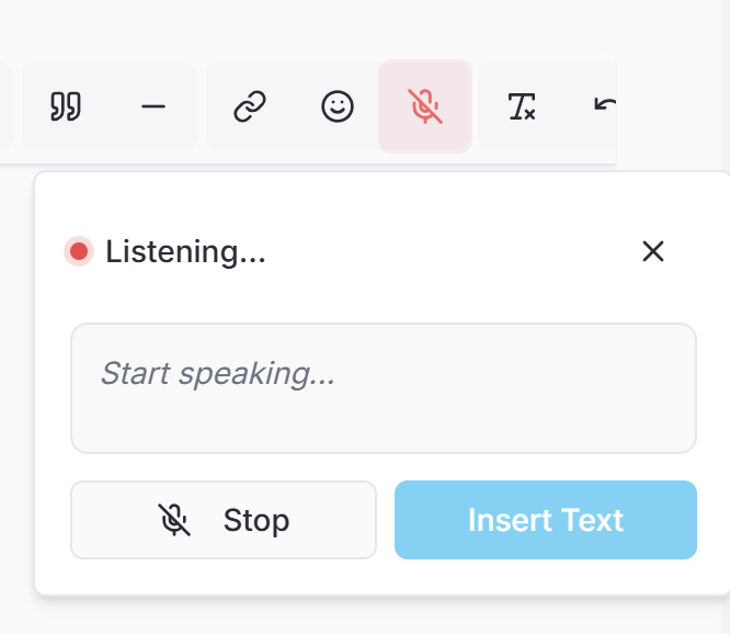 Voice to Text Notes